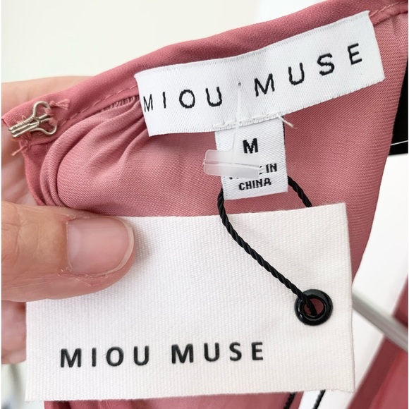 Miou Muse High Neck Sleeveless Dress - Picture 7 of 7